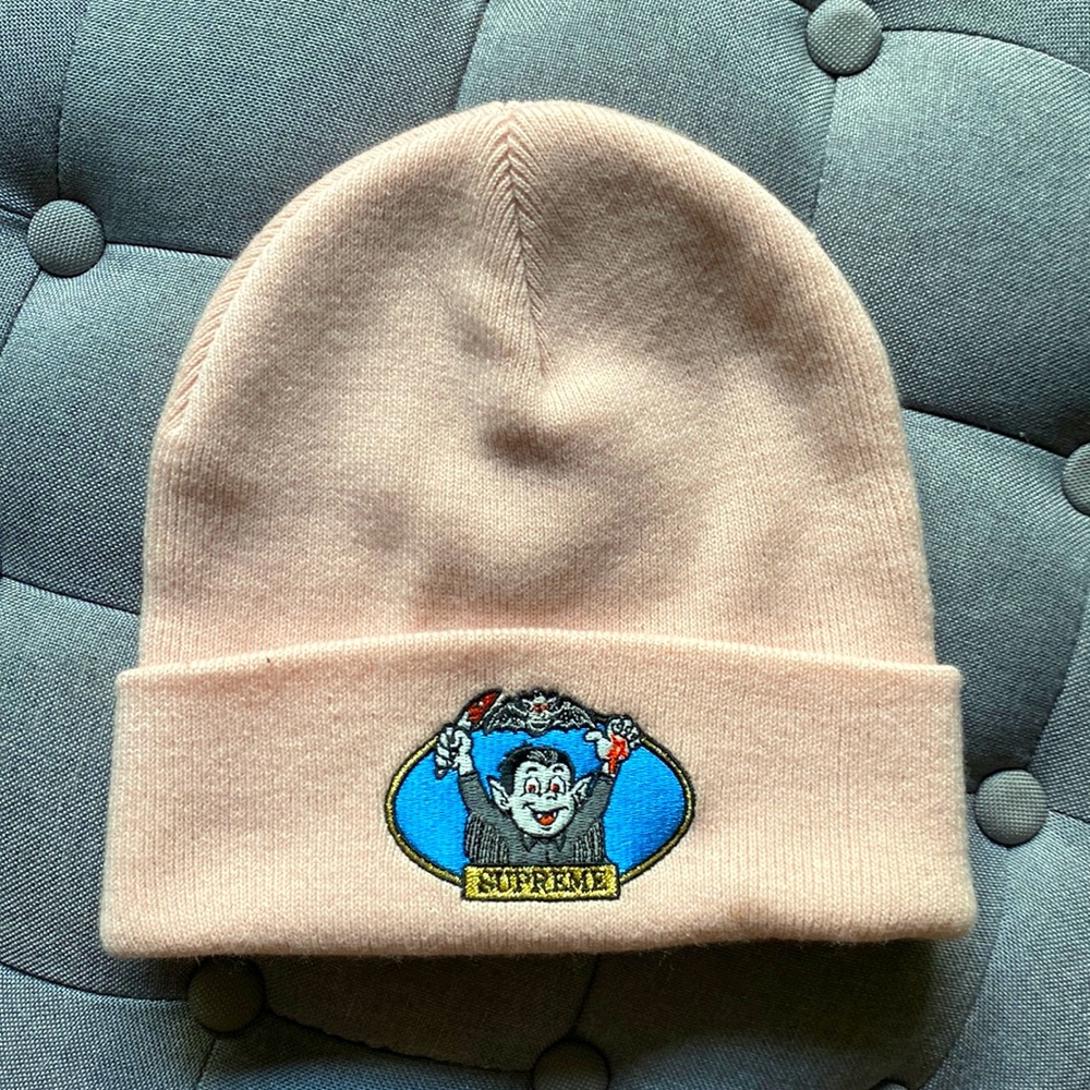 Supreme Pink Vampire Boy Beanie